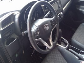 2017 HONDA FIT, BLACK, LX, 1.5L, AT,  A25083